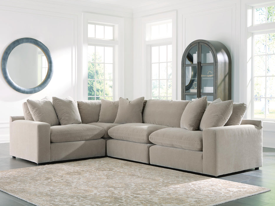 Benchcraft Pebble 4-Piece Sectional