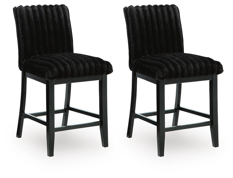 Lilyberg Black Upholstered Barstool (Priced Per Item, Must Order 2, 4, 6, or 8)