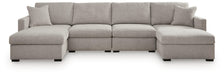 Benchcraft Flint 4-Piece Double Chaise Sectional