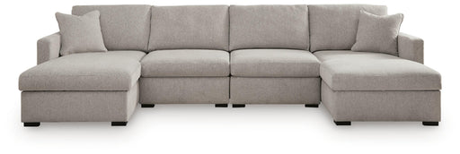 Benchcraft Flint 4-Piece Double Chaise Sectional