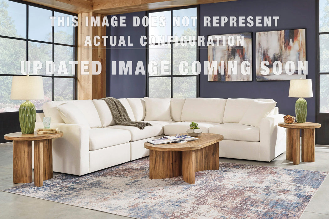 Benchcraft Flint 3-Piece Sectional Sofa with Storage Console