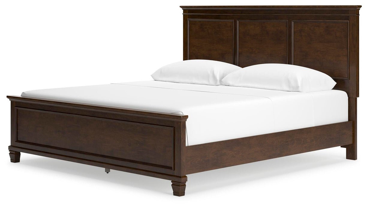 Danabrin Brown Danabrin King Panel Bed