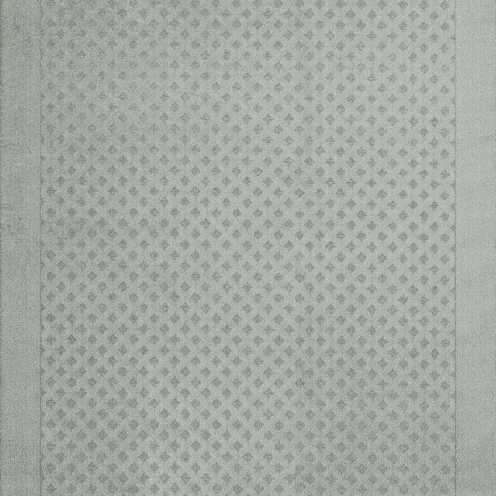 Mainstays Dylan Solid Diamond Olefin Pewter Gray Indoor Area Rug - open_box