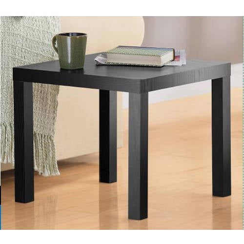 Mainstays Parson's End Table, Black - new
