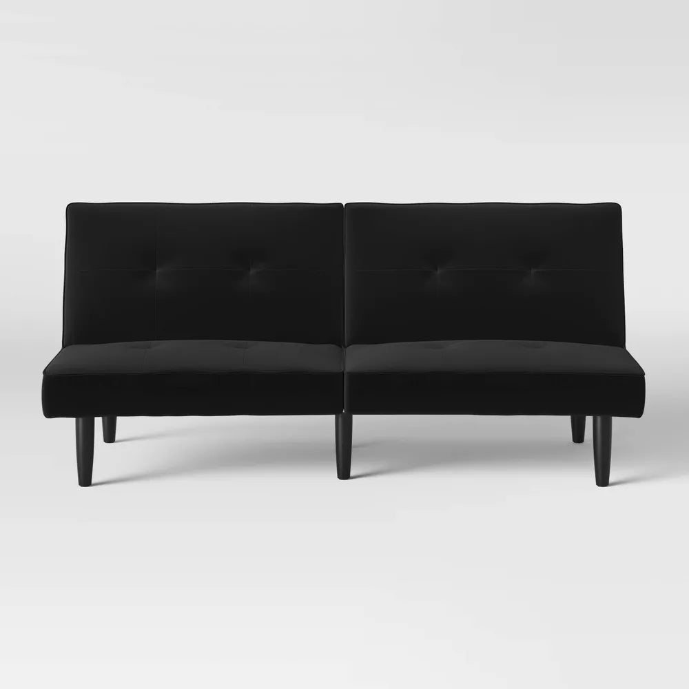 Futon Sofa Black - Room Essentials - new