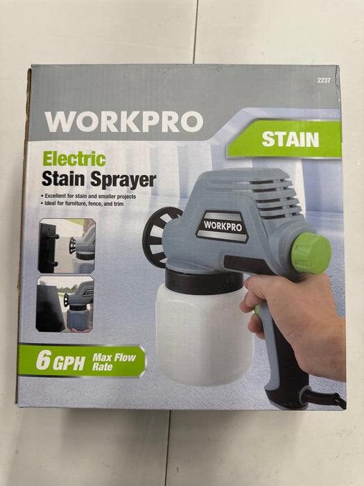 WORKPRO Electric Stain Sprayer, 0.8mm Nozzle, 216 w - new