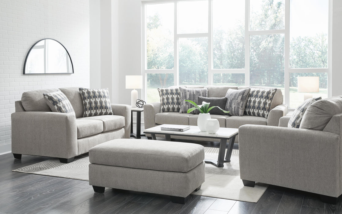 Avenal Park Flannel Avenal Park Sofa, Loveseat, Chair and Ottoman
