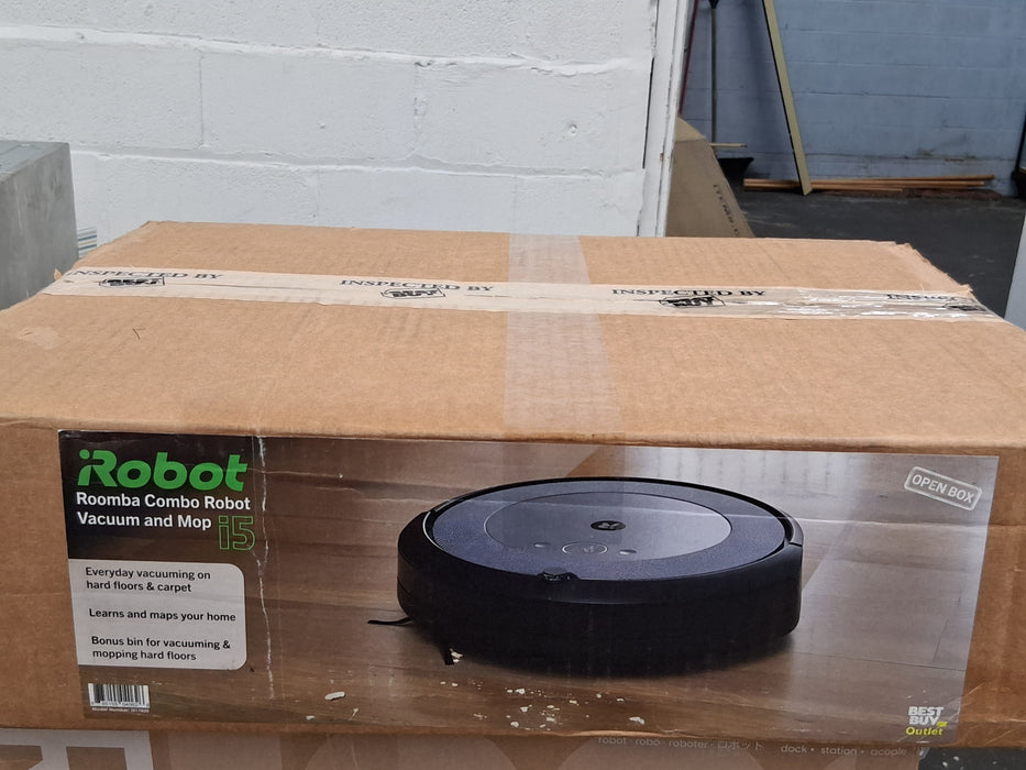 iRobot Roomba Combo i5 Robot Vacuum & Mop - Clean by Room with Smart Mapping, Works with Alexa, Personalized Cleaning Powered OS, Ideal for Pet Hair, Carpet and Hard Floors | Smart mapping, Alexa support, personalized cleaning, pet-hair pickup