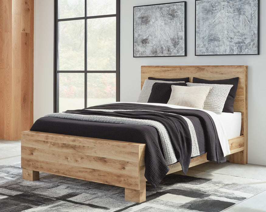 Hyanna Tan Brown Panel Bedroom Collection
