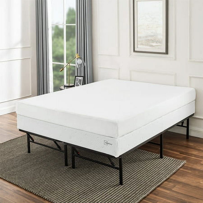 Mainstays 7" Queen High Profile Easy Assembly Smart Metal Box Spring - new