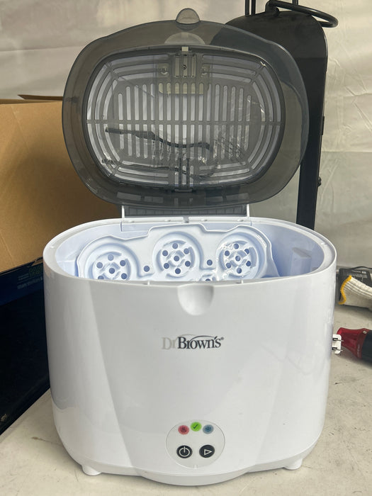 Dr. Brown's Deluxe Electric Sterilizer for Baby Bottles, Nipples, & Other Baby Essentials, BPA Free - new