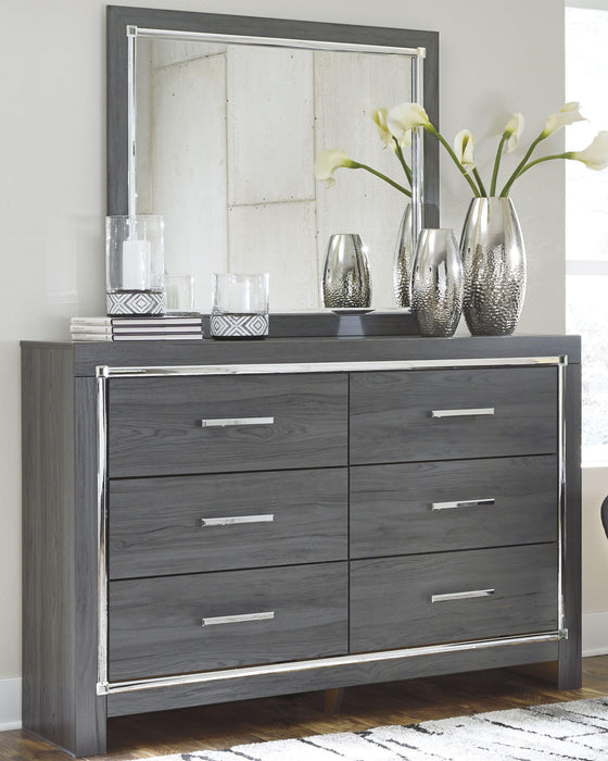Lodanna Gray Lodanna Dresser and Mirror