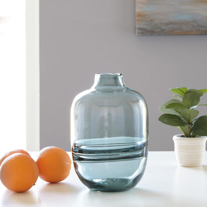 Lemmitt Teal Vase