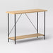 Wood and Metal Console Table Natural - Room Essentials™
