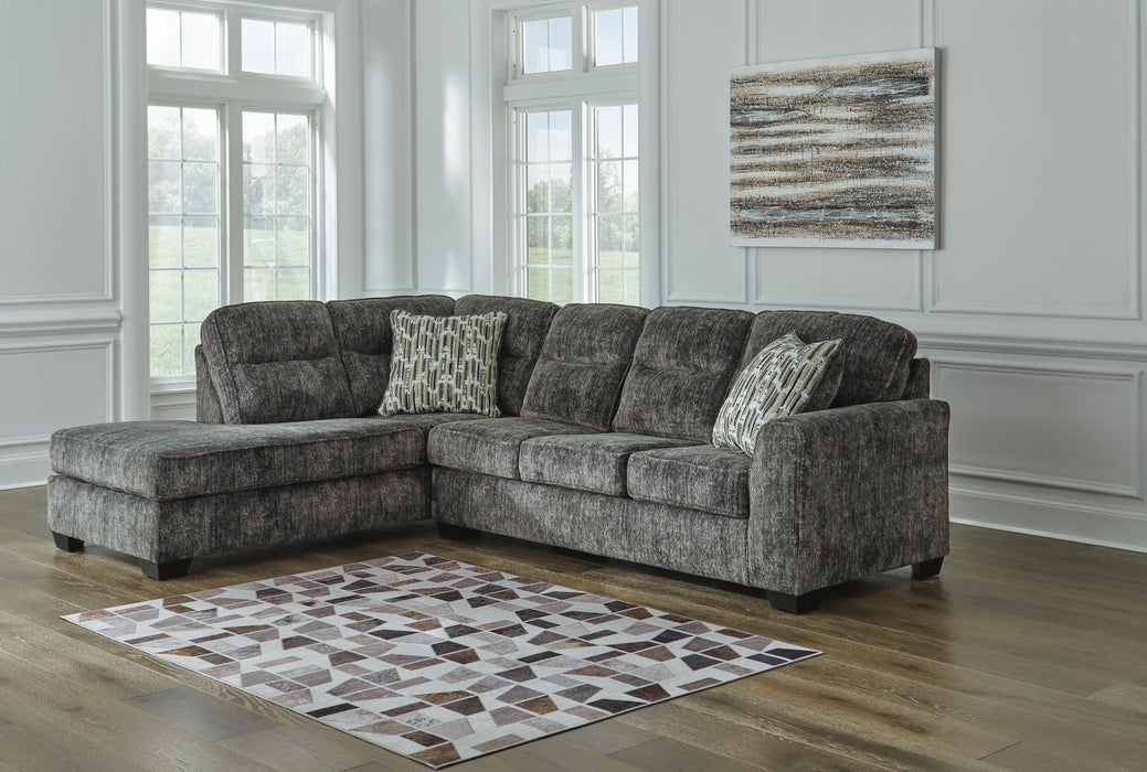 Lonoke Gunmetal Lonoke 2-Piece Sectional with Chaise