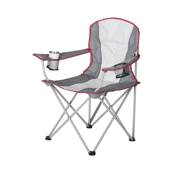 Ozark Trail Oversized Quad Chair, Off White & Grey - new