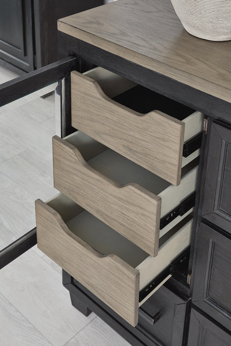 Foyland Black/Brown Bedroom Furniture Pieces