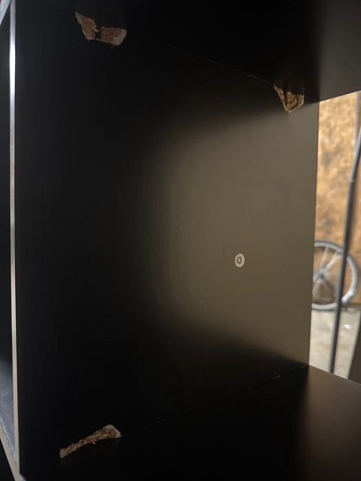 Mainstays 9 Cube Storage Organizer, Black - new