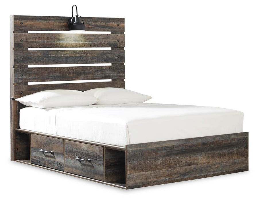 Drystan Multi Drystan Full Panel Bed with 2 Storage Drawers
