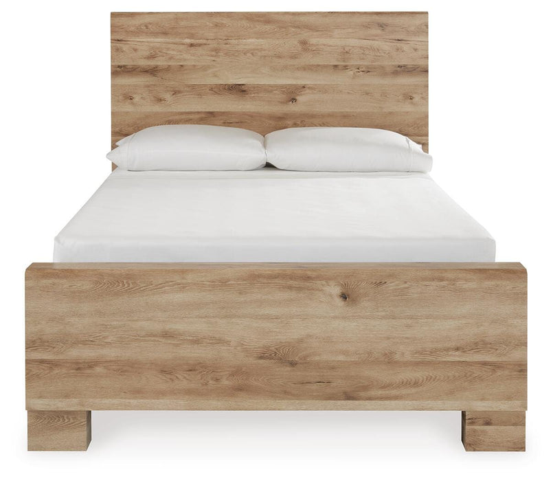 Hyanna Tan Brown Panel Bedroom Collection