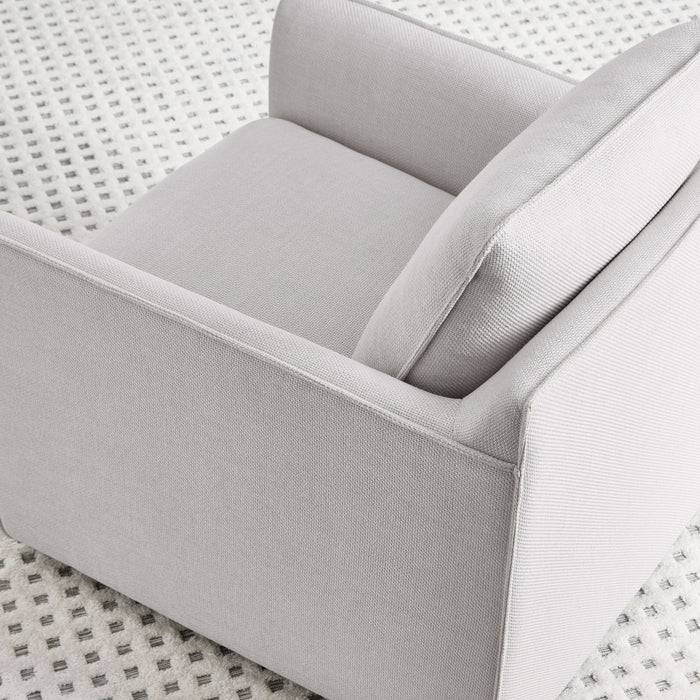 My Texas House Briar Swivel Accent Chair, Cream Linen - new