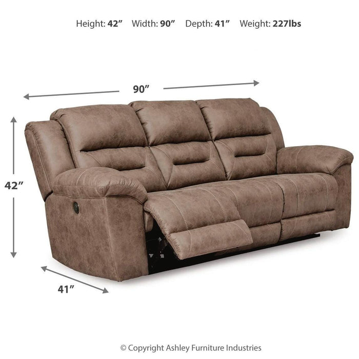 Stoneland Fossil Stoneland Power Reclining Sofa