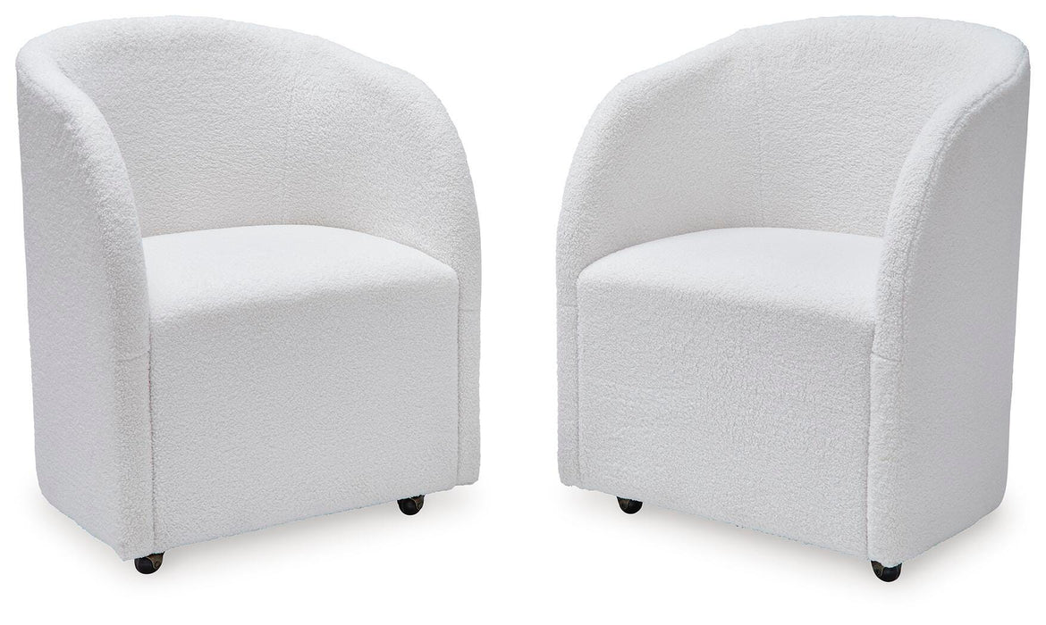 Rowanbeck Ivory Dining UPH Arm Chair (Priced Per Item, Must Order 2, 4, 6, or 8)
