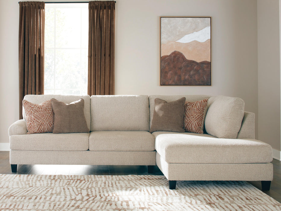 Steelwater Retreat Latte Steelwater Retreat 2-Piece Sectional with Chaise