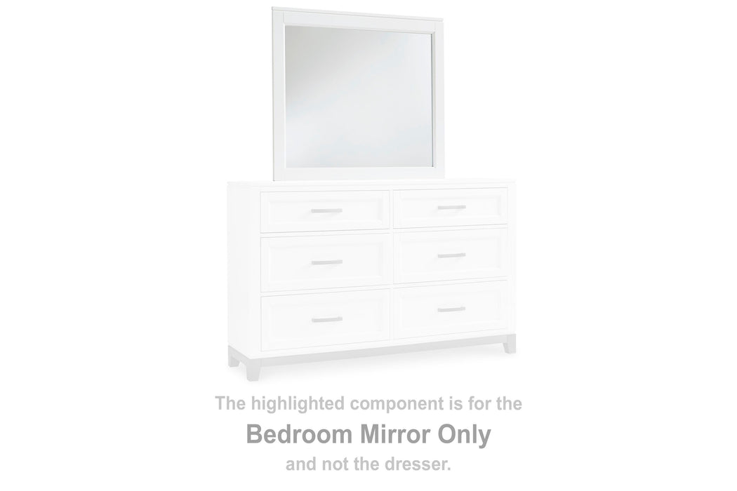 Brynburg White Bedroom Mirror