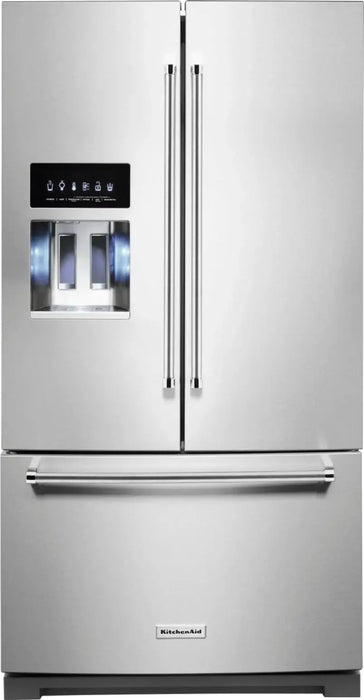 KitchenAid - 27 Cu. Ft. French Door Refrigerator - Stainless Steel - display_model