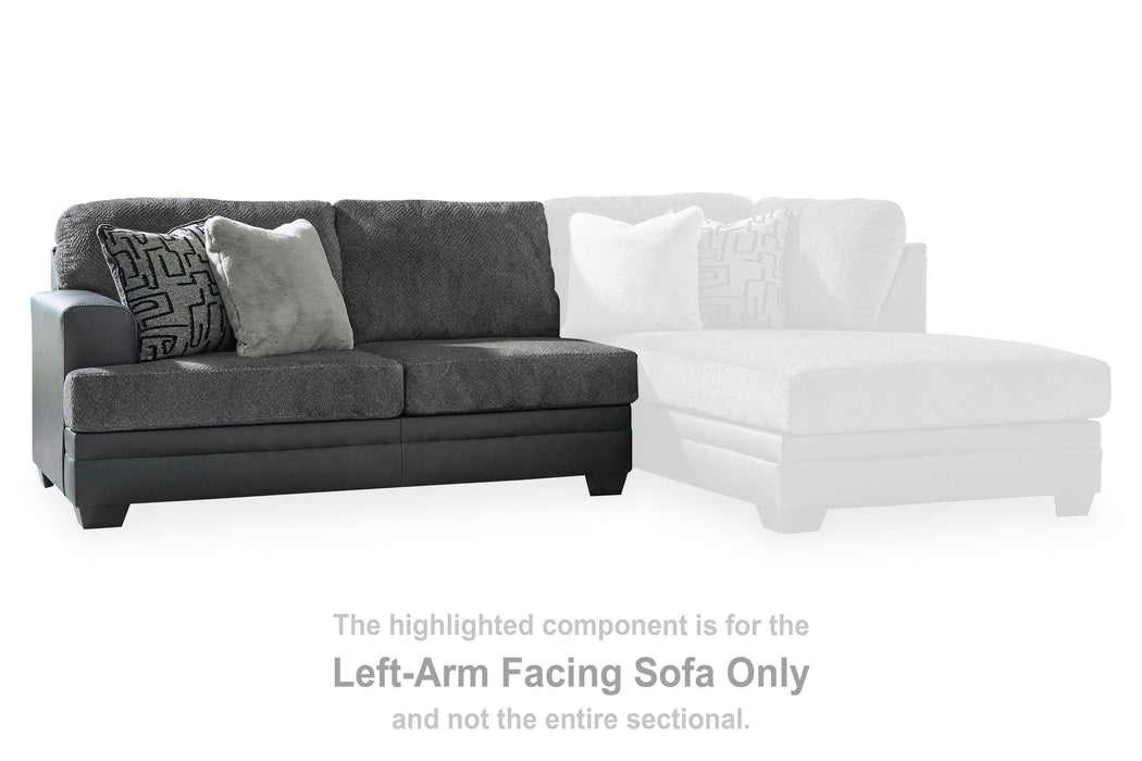 Brixley Pier Graphite LAF Sofa