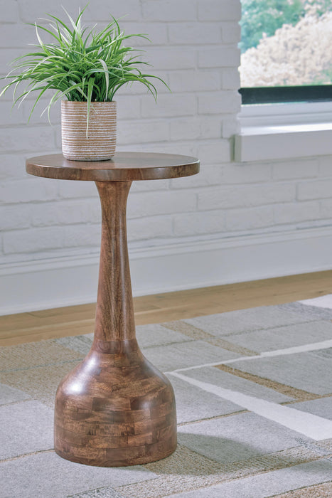 Joville Medium Brown Accent Table