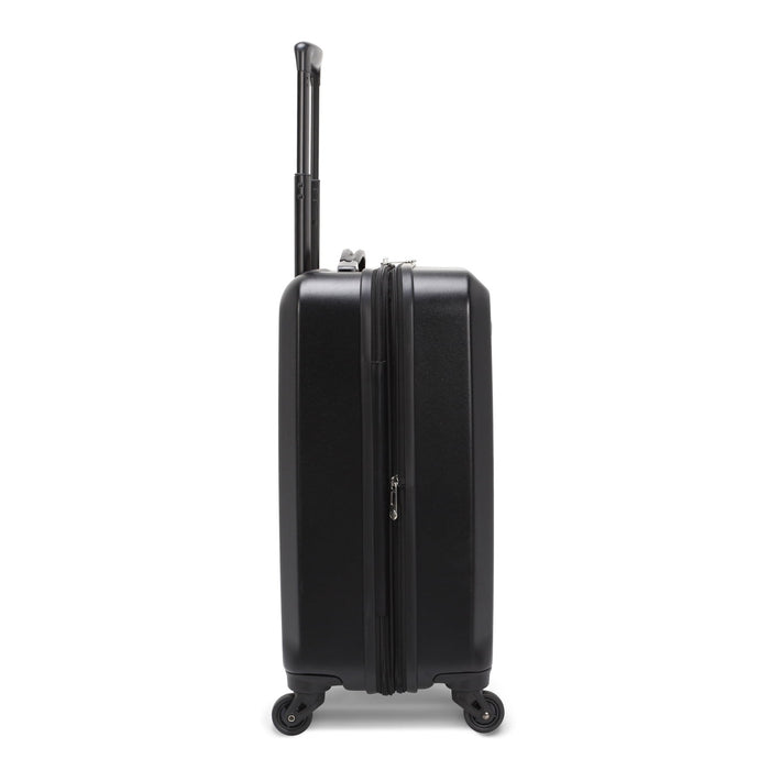 Protege 20 inch Hard Side Carry-On Spinner Luggage, Black Matte Finish (Walmart.com Exclusive) - open_box