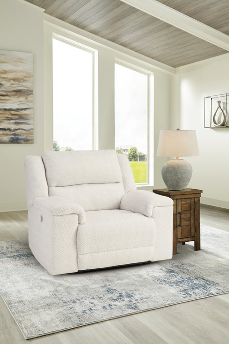 Keensburg Linen Wide Seat Power Recliner