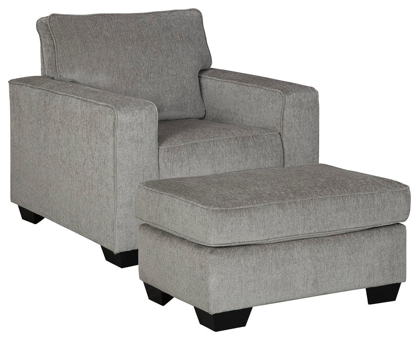 Altari Alloy Altari Chair and Ottoman