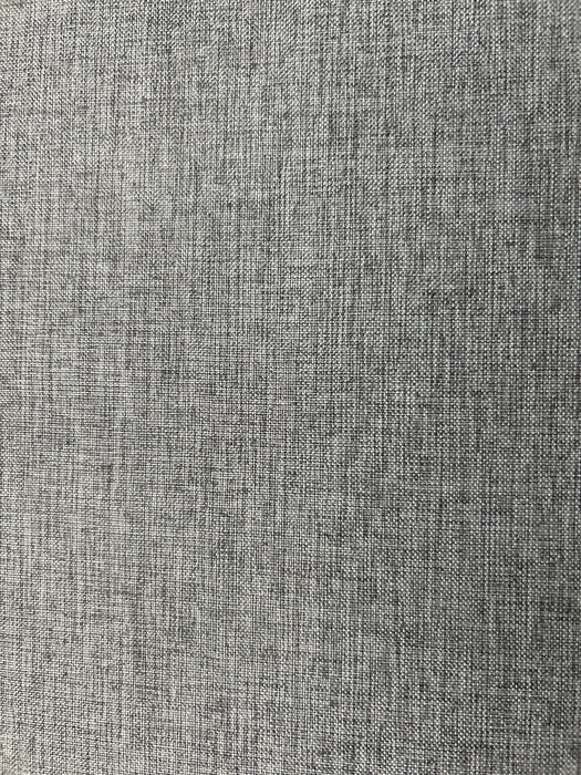 Mainstays Hillside Square Tufted Upholstered King Platform Bed, Light Gray Fabric - new