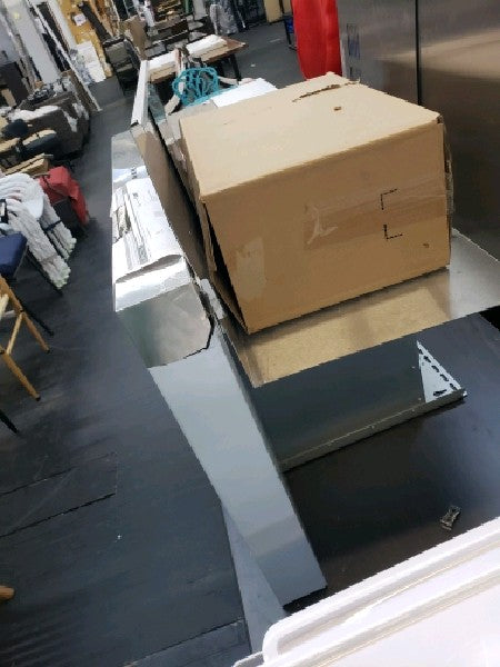 GE APPLIANCES UVW8301SLSS 30 Designer Wall Mount Hood w/ Dimmable LED Lighting - display_model