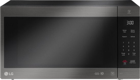 LG NeoChef 2.0 Cu. ft. countertop microwave with sensor cooking and easyclean black stainless steel - open_box