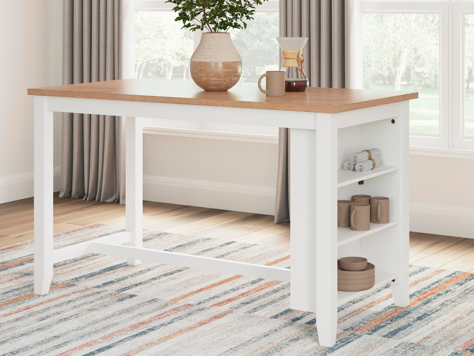 Gesthaven Natural/White Gesthaven Counter Height Dining Table