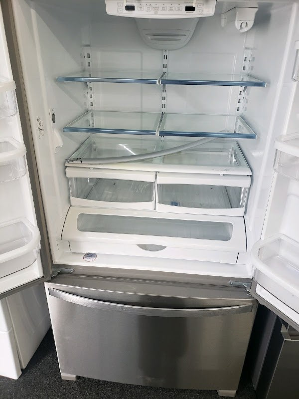 Whirlpool - 25.2 Cu. Ft. French Door Refrigerator with Internal Water Dispenser - Stainless Steel - display_model