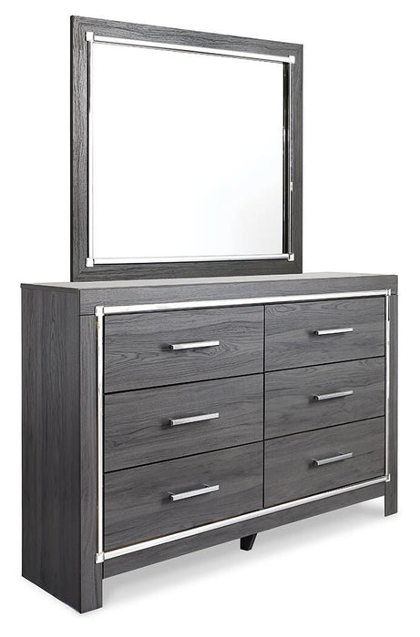 Lodanna Gray Lodanna Dresser and Mirror