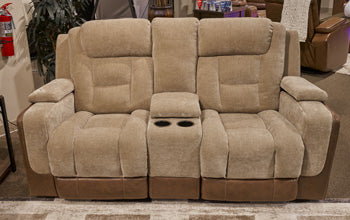 Ultimax Brownstone PWR REC Loveseat/CON/ADJ HDRST