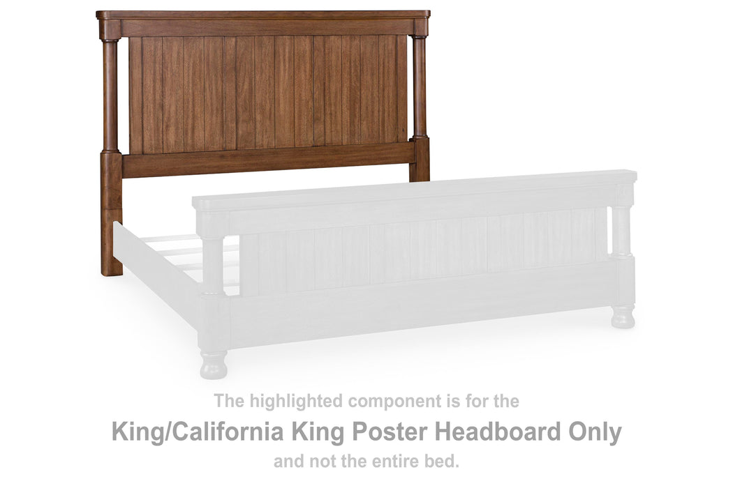 Chadworth Brown King/Cal King Poster Headboard