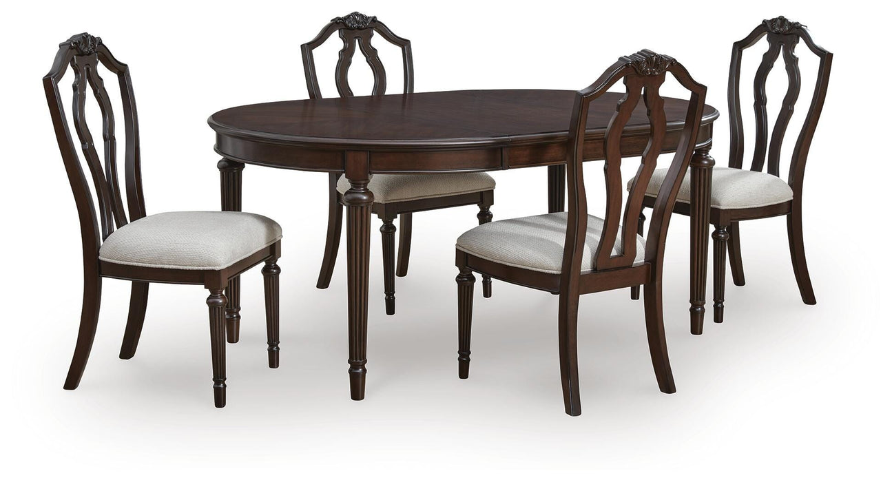 Lavinton Brown Lavinton Dining Table and 4 Chairs