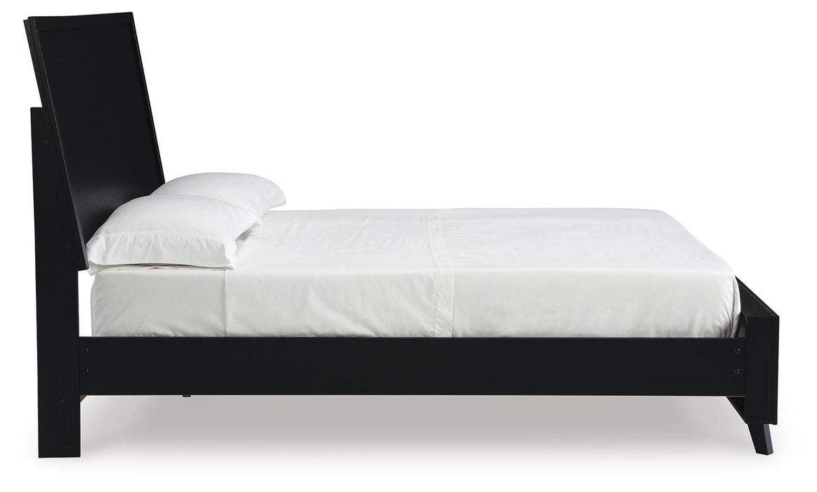 Danziar Black Danziar Queen Panel Bed