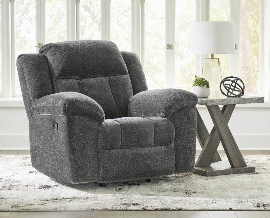 Frohn Graphite Rocker Recliner