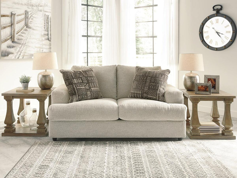 Soletren Stone Loveseat