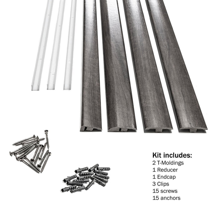 Select Surfaces Pearl Gray Molding Kit - open_box