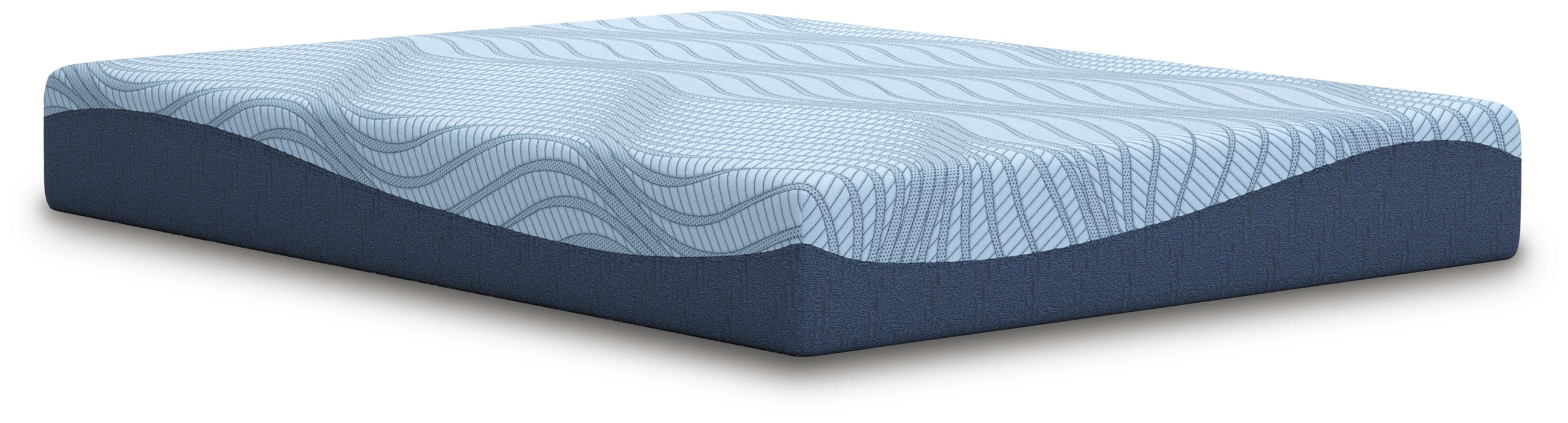Peak 2.0 10 Memory Foam Light Blue California King Mattress