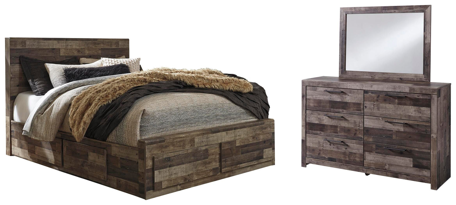 Derekson Multi Gray Bedroom Collection